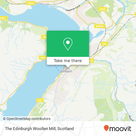The Edinburgh Woollen Mill map