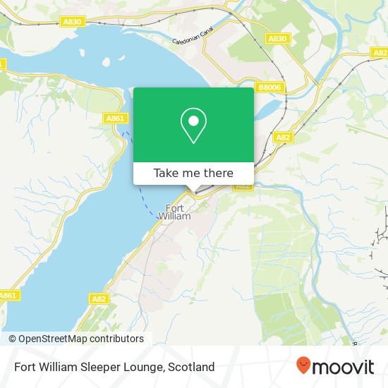Fort William Sleeper Lounge map