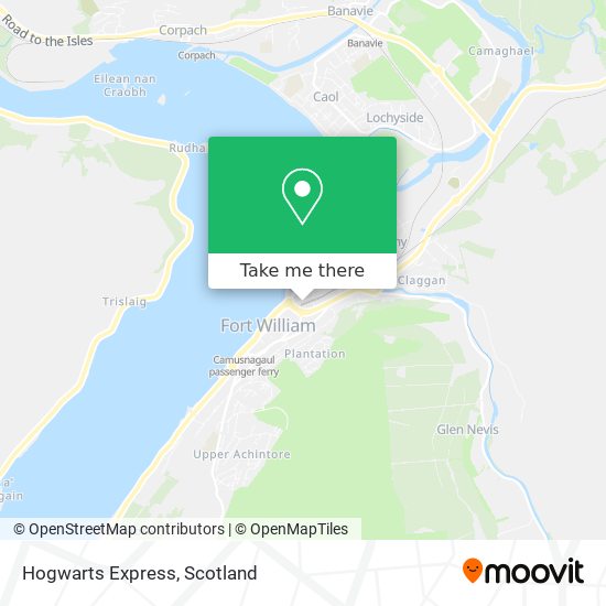 Hogwarts Express map