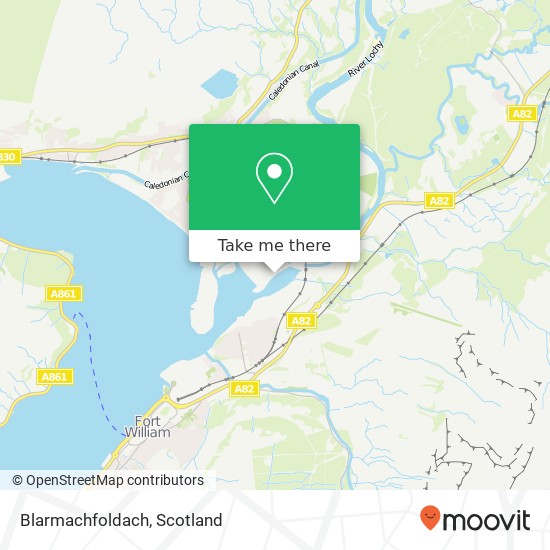 Blarmachfoldach map
