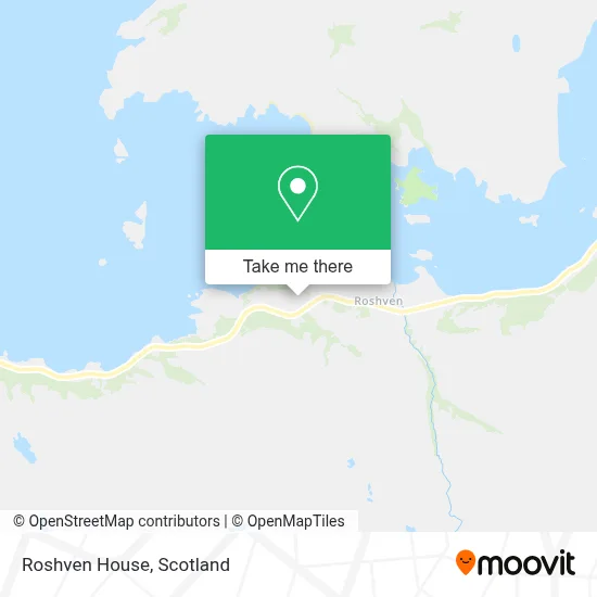 Roshven House map