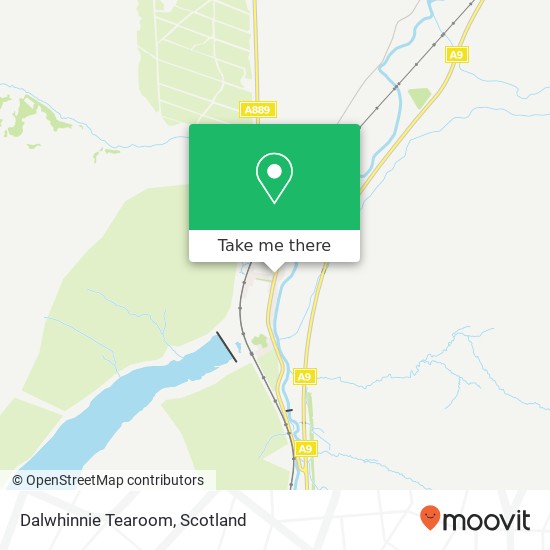 Dalwhinnie Tearoom map