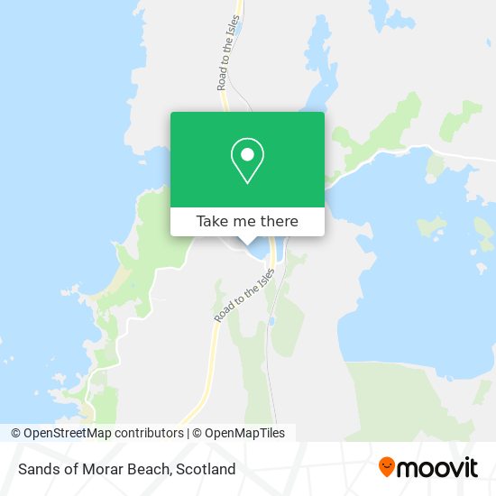 Sands of Morar Beach map