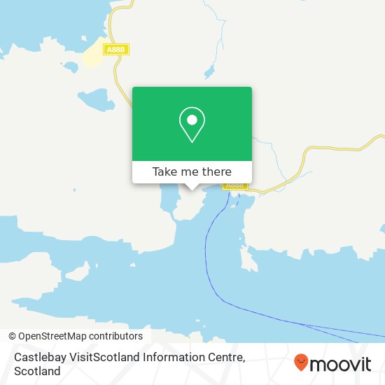 Castlebay VisitScotland Information Centre map