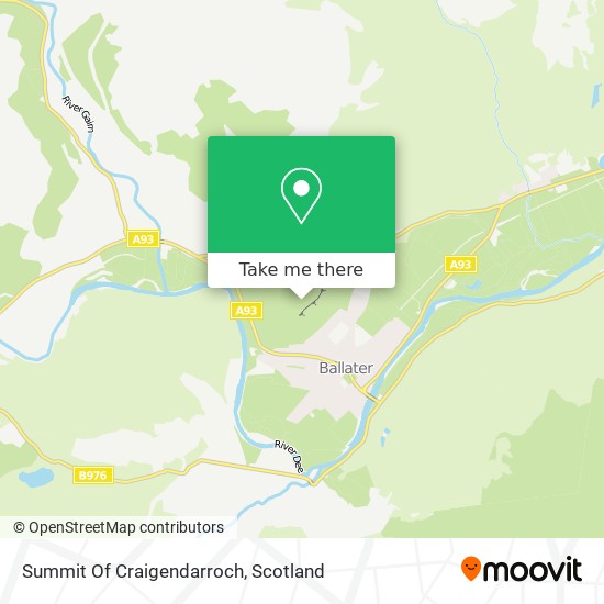 Summit Of Craigendarroch map