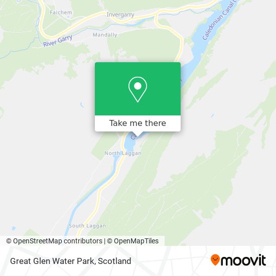 Great Glen Water Park map