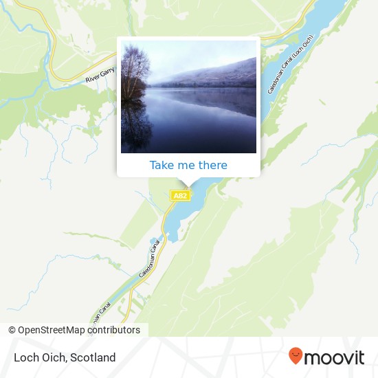 Loch Oich map