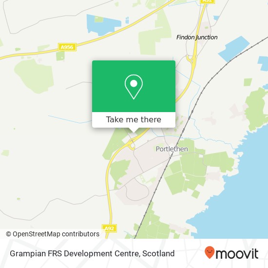 Grampian FRS Development Centre map