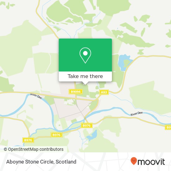 Aboyne Stone Circle map