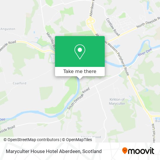 Maryculter House Hotel Aberdeen map