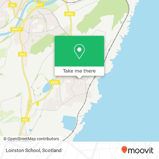 Loirston School map