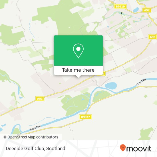 Deeside Golf Club map