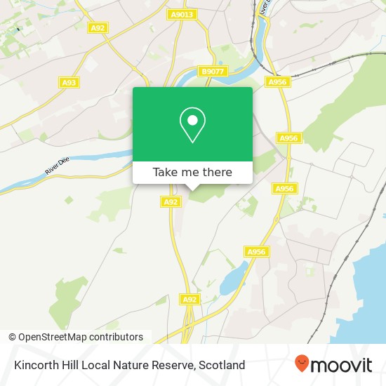 Kincorth Hill Local Nature Reserve map
