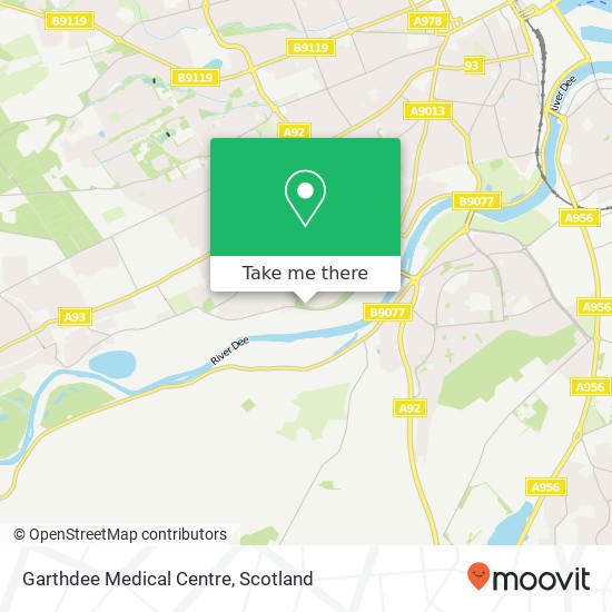 Garthdee Medical Centre map