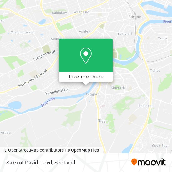 Saks at David Lloyd map