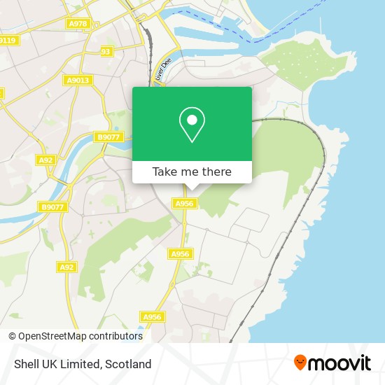 Shell UK Limited map