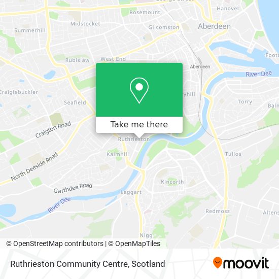 Ruthrieston Community Centre map