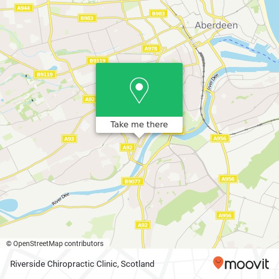 Riverside Chiropractic Clinic map