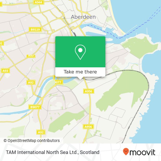 TAM International North Sea Ltd. map