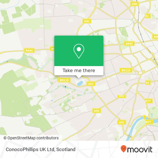 ConocoPhillips UK Ltd map