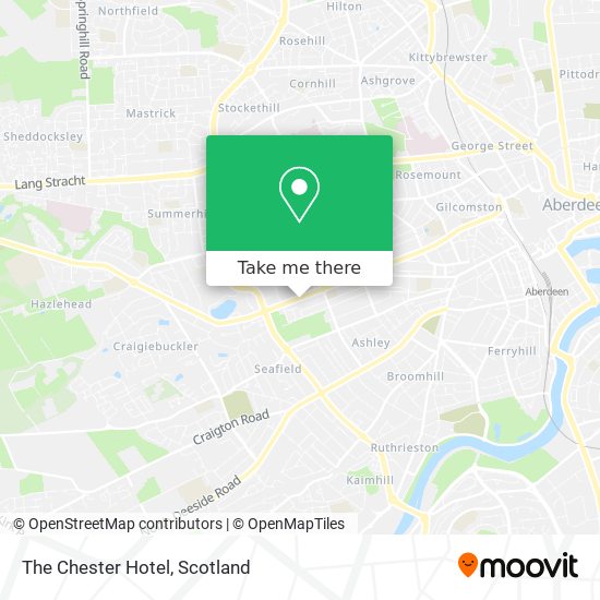 The Chester Hotel map
