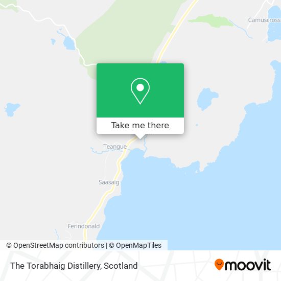 The Torabhaig Distillery map