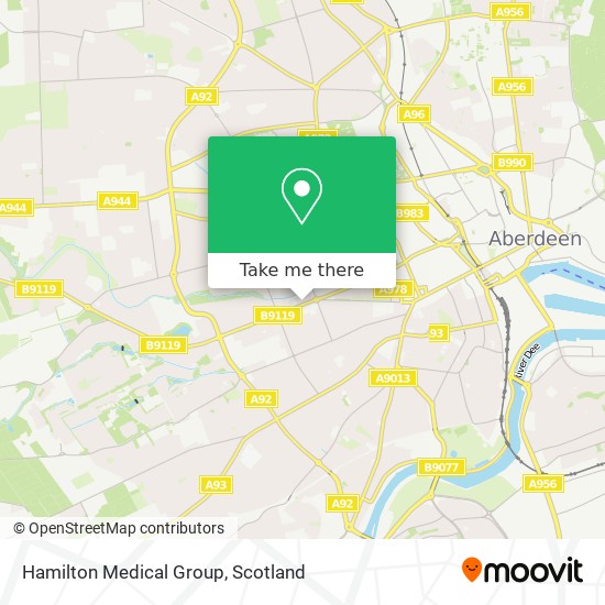 Hamilton Medical Group map