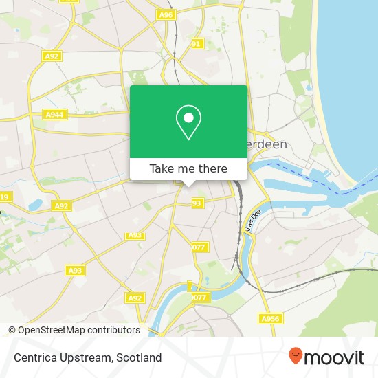 Centrica Upstream map