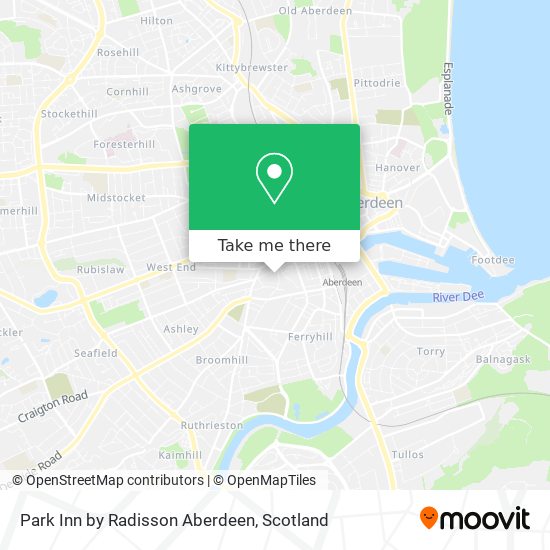 Park Inn by Radisson Aberdeen map