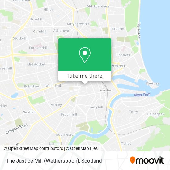 The Justice Mill (Wetherspoon) map