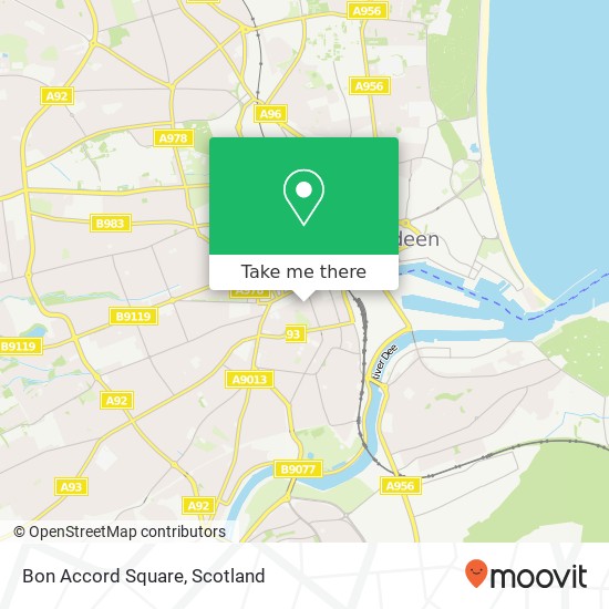 Bon Accord Square map
