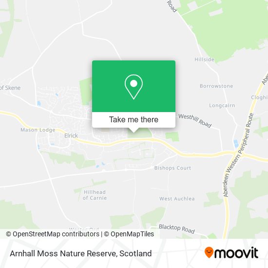 Arnhall Moss Nature Reserve map