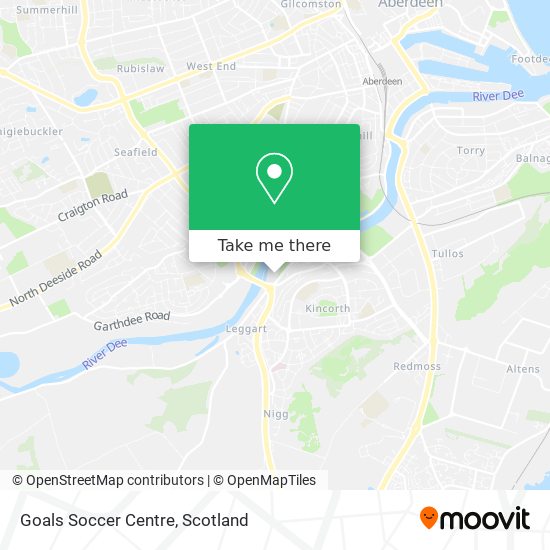 Goals Soccer Centre map