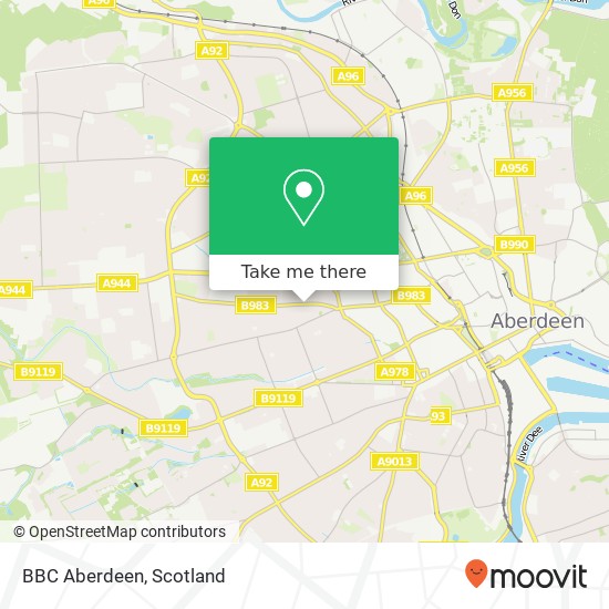 BBC Aberdeen map