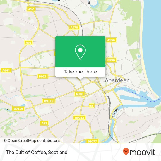 The Cult of Coffee map