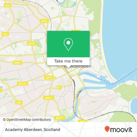 Academy Aberdeen map