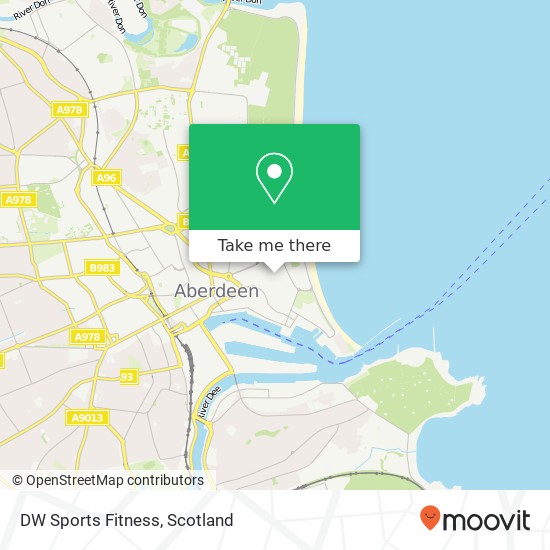 DW Sports Fitness map