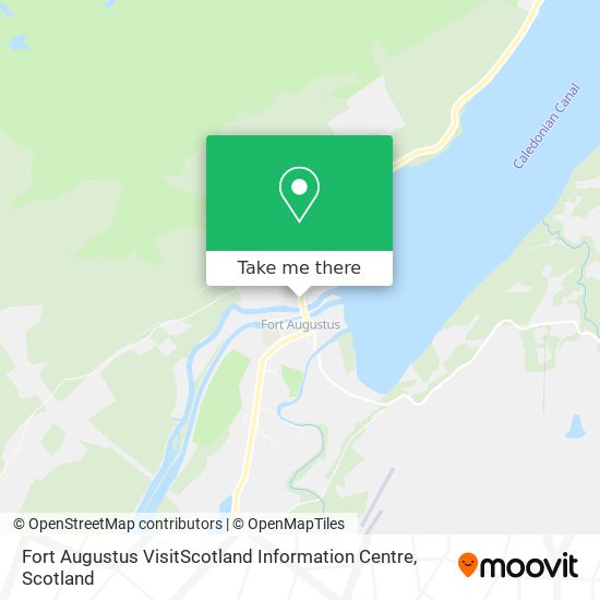 Fort Augustus VisitScotland Information Centre map
