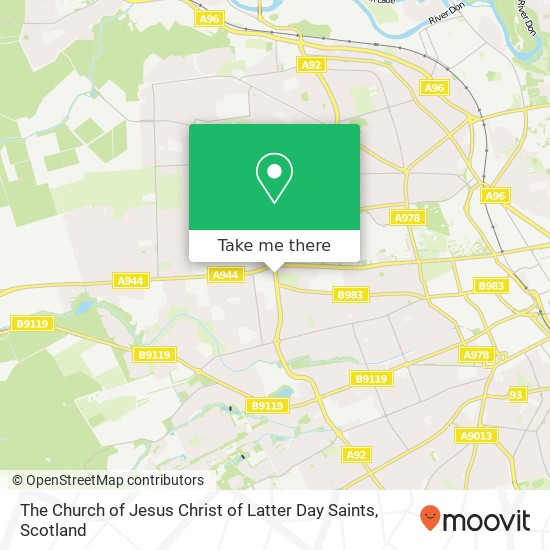 The Church of Jesus Christ of Latter Day Saints map