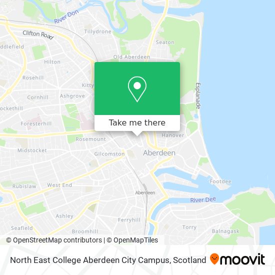 North East College Aberdeen City Campus map