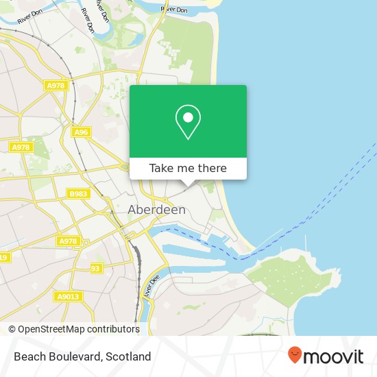 Beach Boulevard map