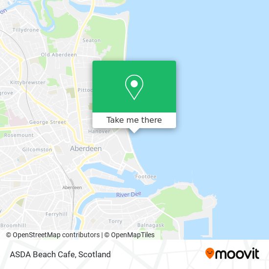 ASDA Beach Cafe map