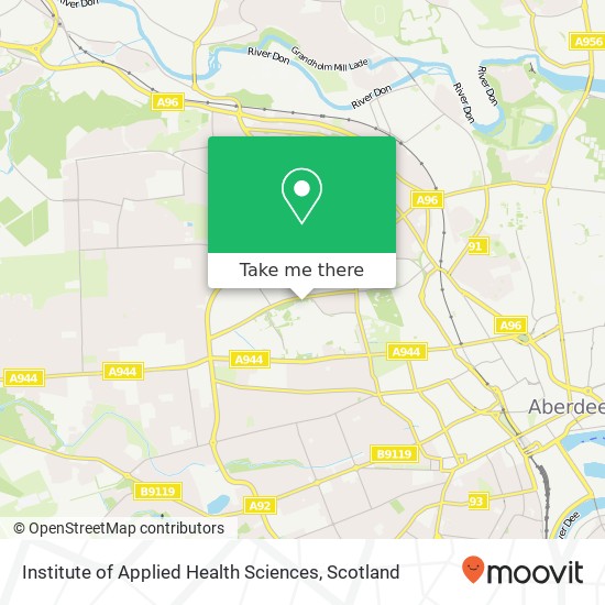 Institute of Applied Health Sciences map