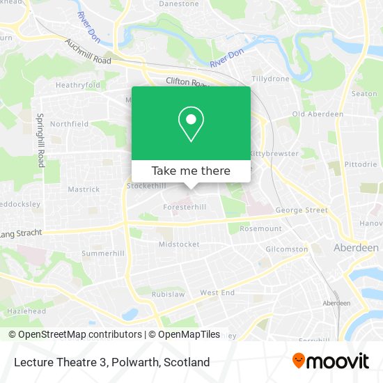 Lecture Theatre 3, Polwarth map
