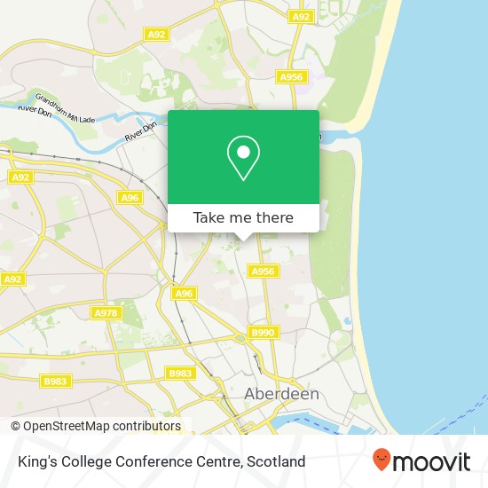 King's College Conference Centre map
