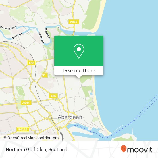 Northern Golf Club map