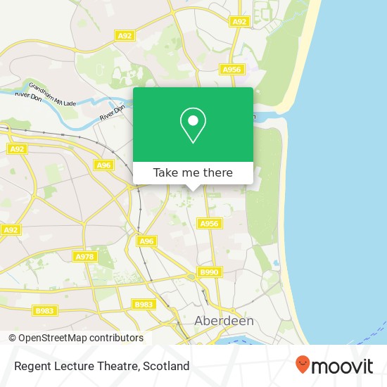 Regent Lecture Theatre map