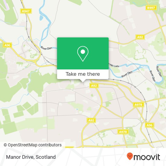 Manor Drive map