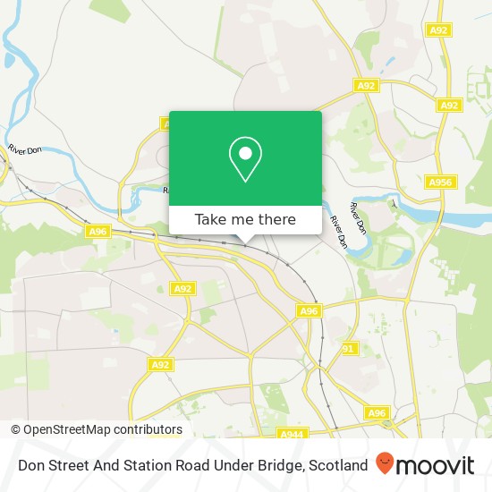 Don Street And Station Road Under Bridge map