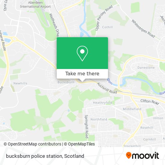 bucksburn police station map